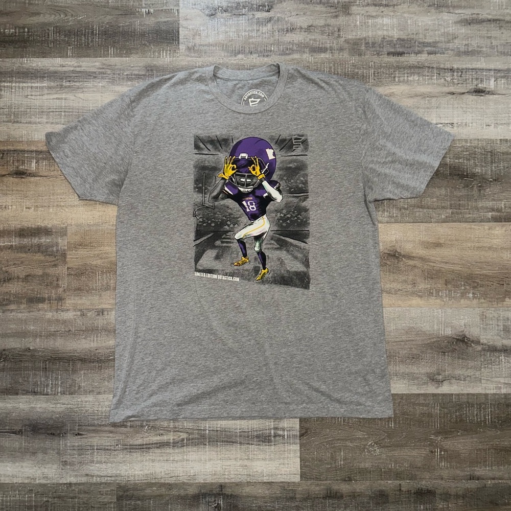 Minnesota Vikings Justin Jefferson Griddy Men’s Tee